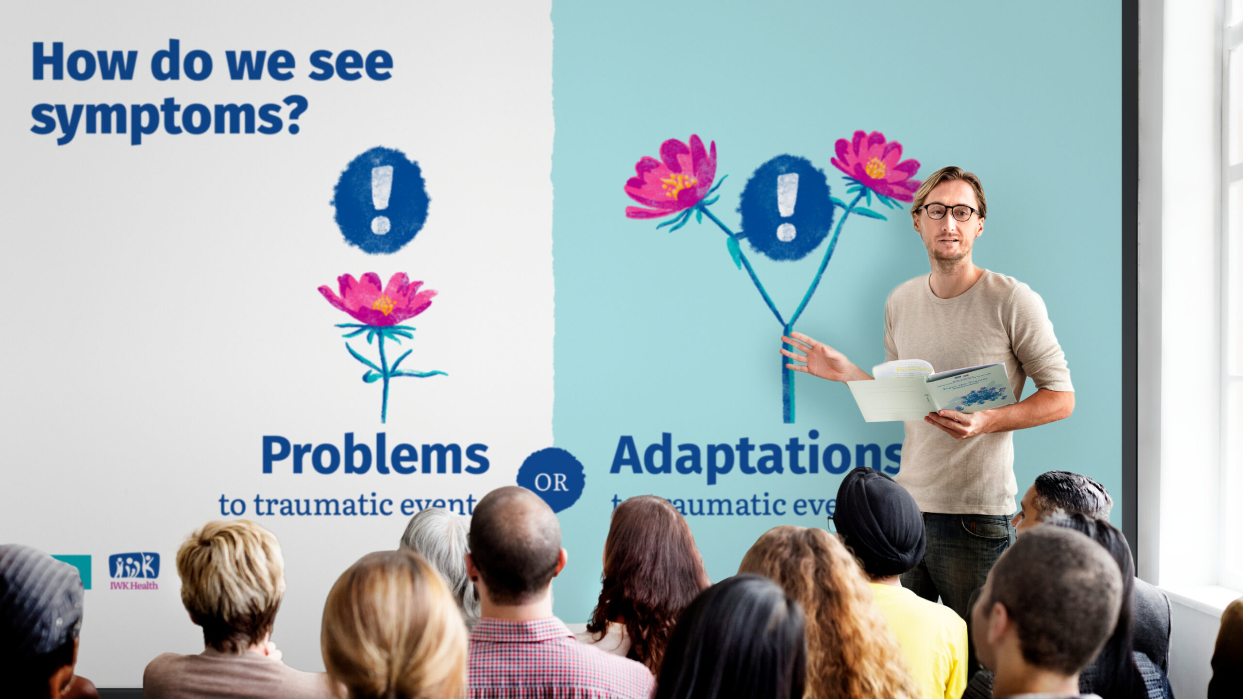 Problems and adaptations to symptoms data visualization being presentation.